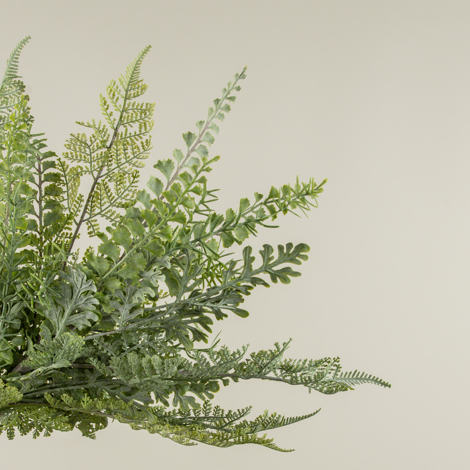20" SOFT TOUCH MIXED FERN BUSH