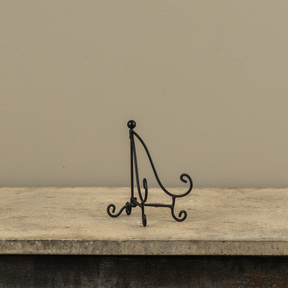 5.5" BLACK SCROLL EASEL