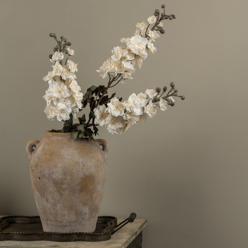 31.5" CREAM LARKSPUR STEM