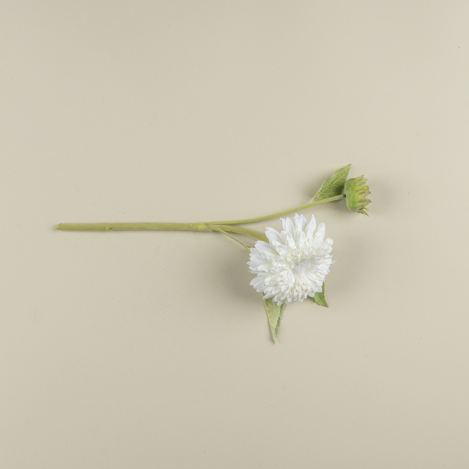 18.25" WHITE SUNFLOWER SPRAY