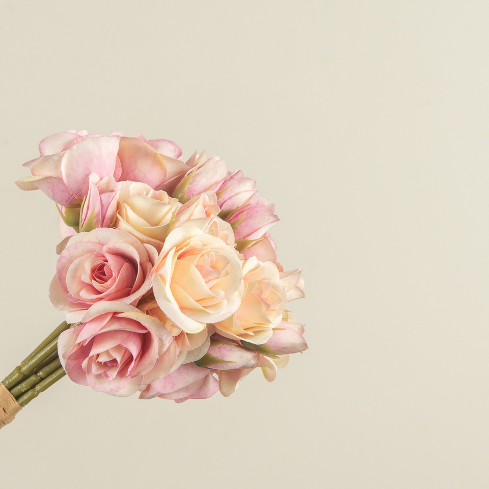 12" PINK MINI ROSE BUNDLE