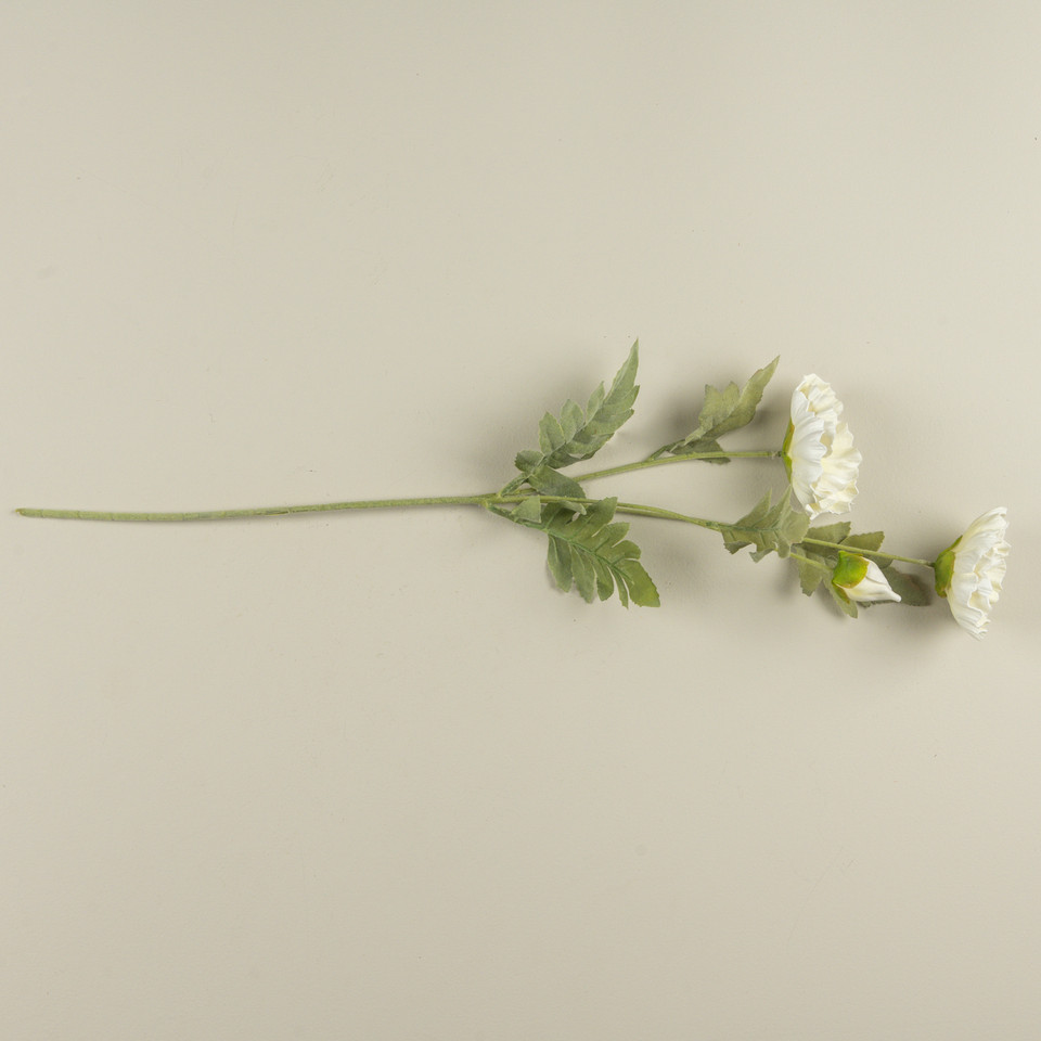 27" CREAM POPPY SPRAY
