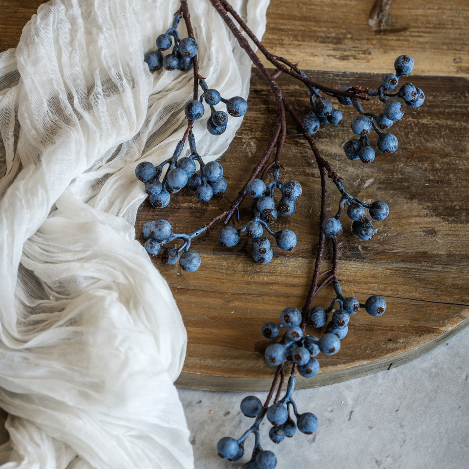 29.5" BLUEBERRY TWIG SPRAY