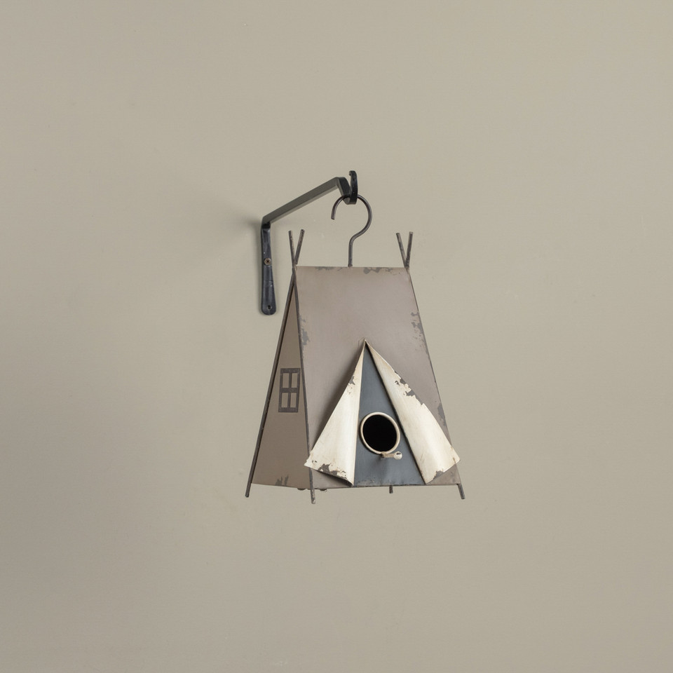 TAN TENT BIRDHOUSE