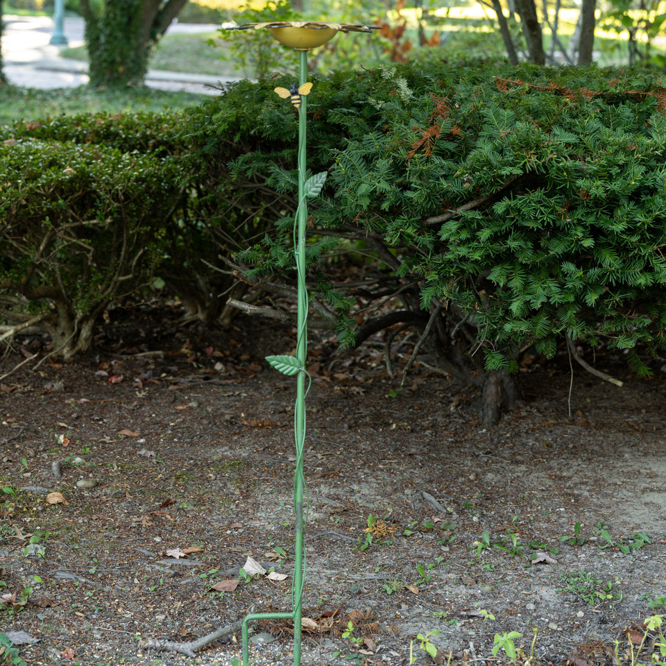 SUNFLOWER BOWL BIRD FEEDER STAKE