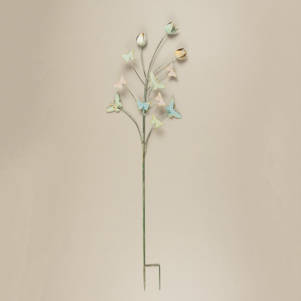 BUTTERFLIES & TULIPS STAKE