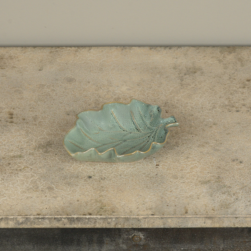 7" SAGE LEAF PLATE