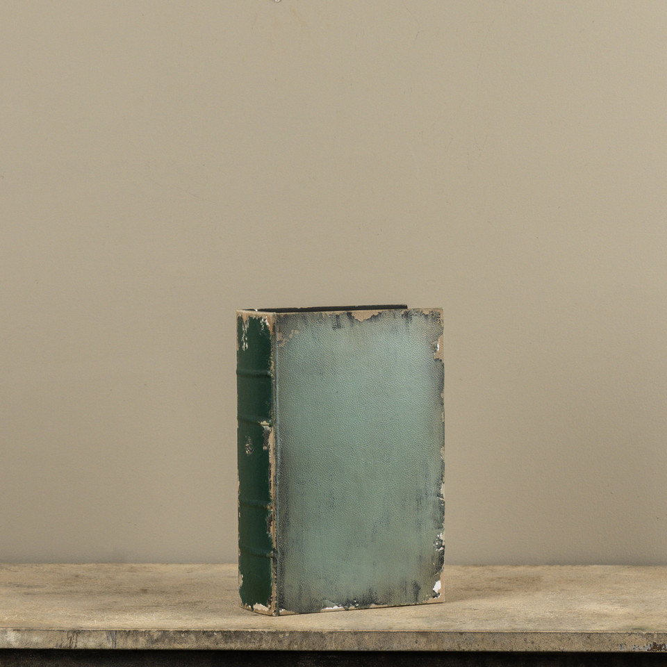 GREEN VINTAGE BOOK BOX
