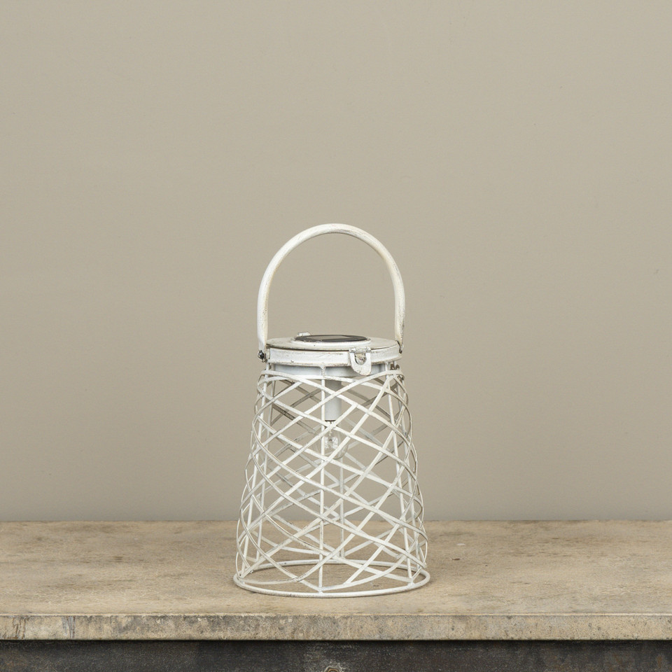 WHITE SOLAR CROSSHATCH LIGHT