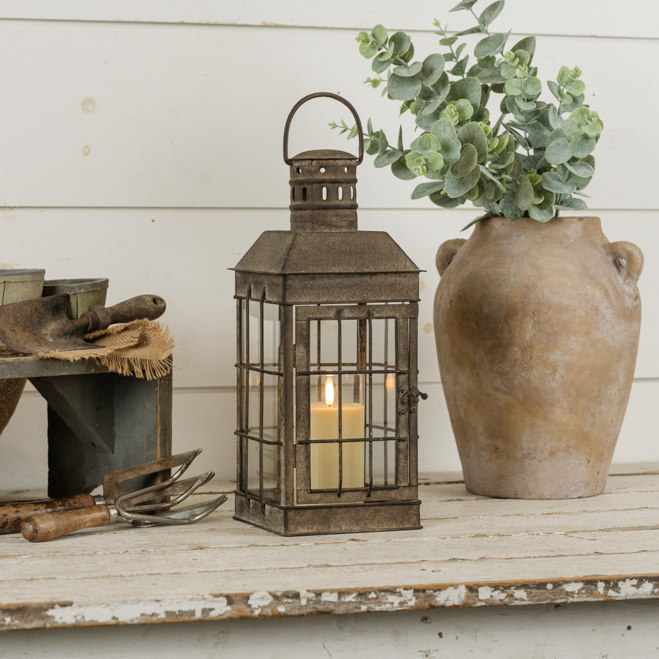 AGED TURNER LANTERN