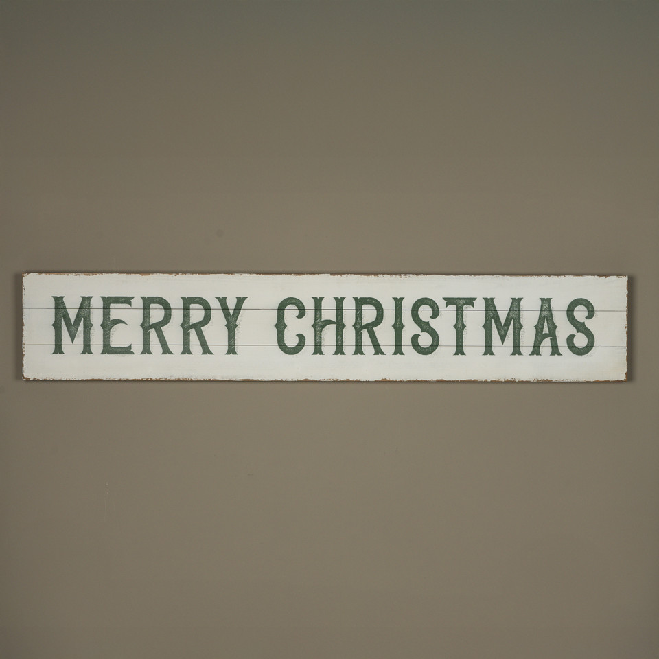 63.5" HORIZONTAL MERRY CHRISTMAS SIGN