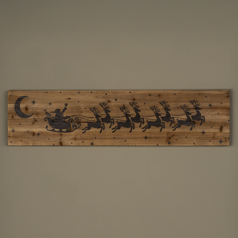 47.5" REINDEER SILHOUETTE HORIZONTAL SIGN