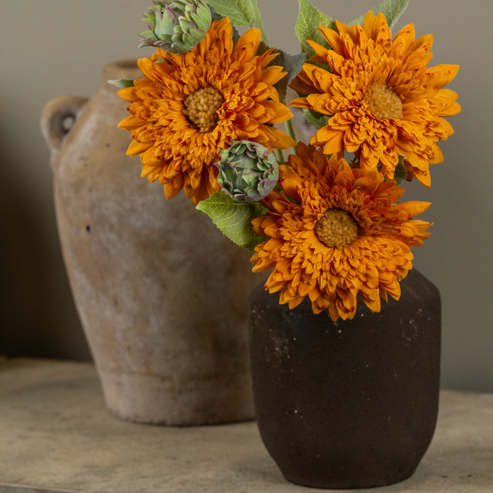 18.25" ORANGE SUNFLOWER SPRAY