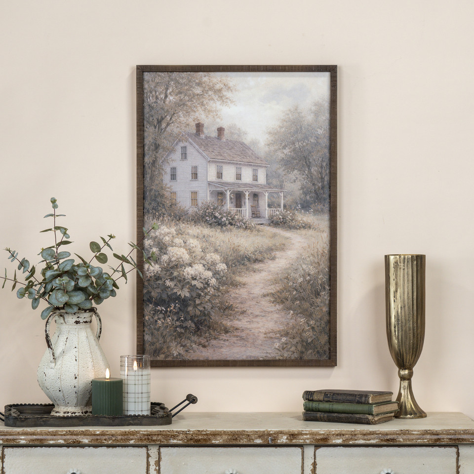 30" FOREST COTTAGE PRINT