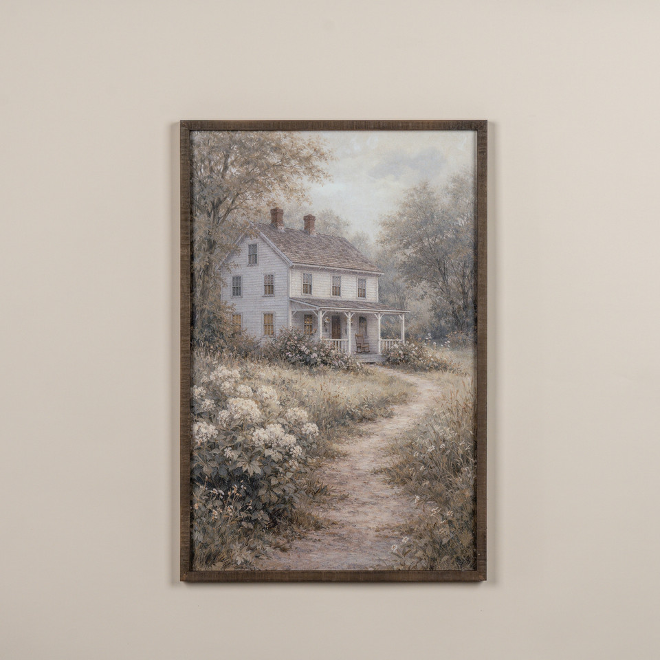 30" FOREST COTTAGE PRINT