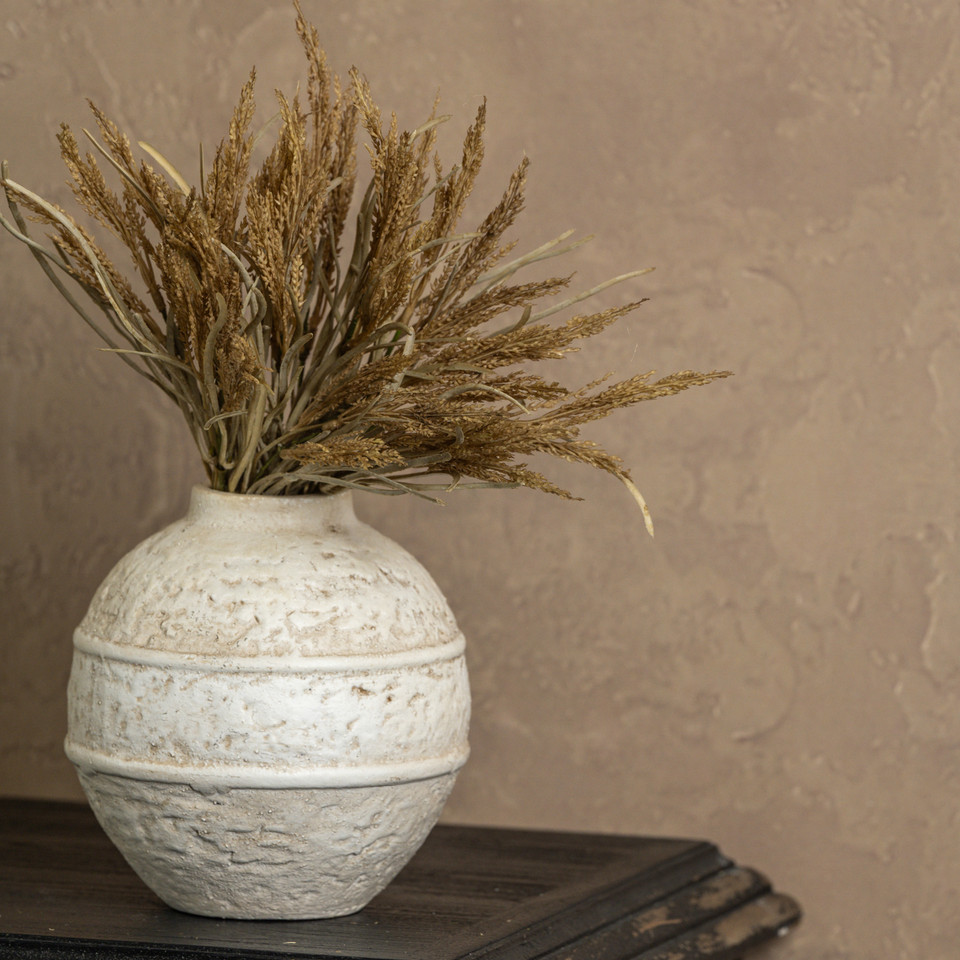 13.5" WHEAT & GRASS BUSH