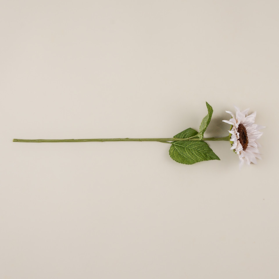 29" IVORY SUNFLOWER STEM