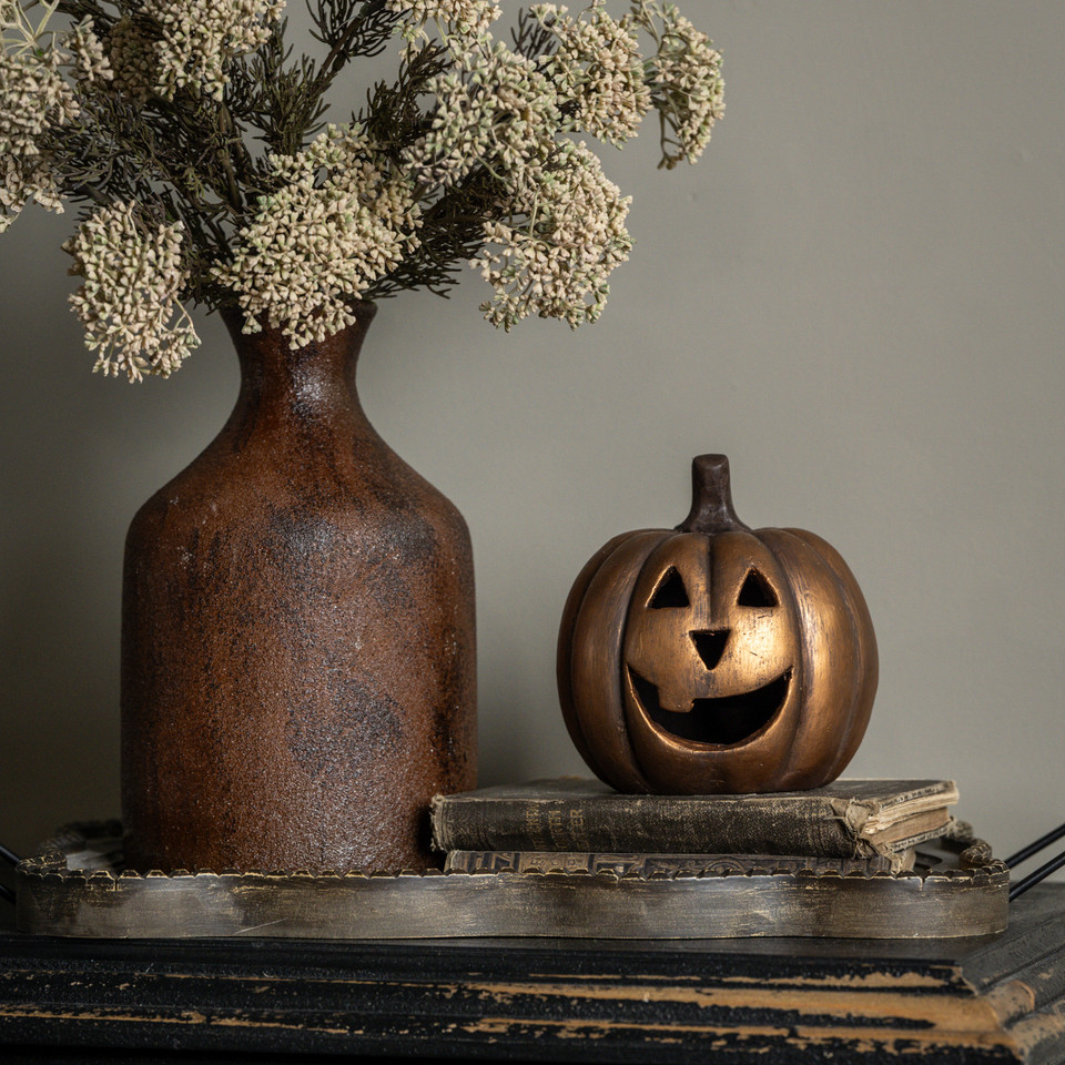 5.5" GOLD BIG MOUTH PUMPKIN