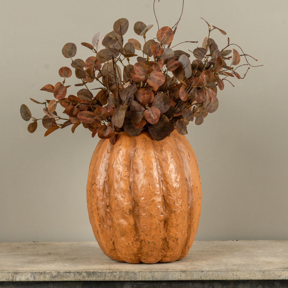 11" TERRACOTTA PUMPKIN PLANTER