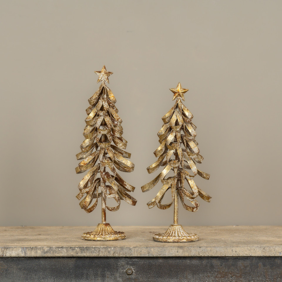 12.75" GOLD CHRISTMAS TREE