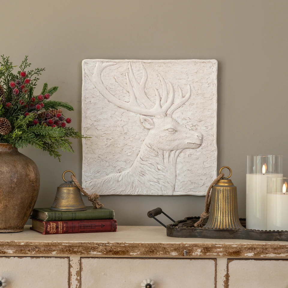 REINDEER WALL PLAQUE