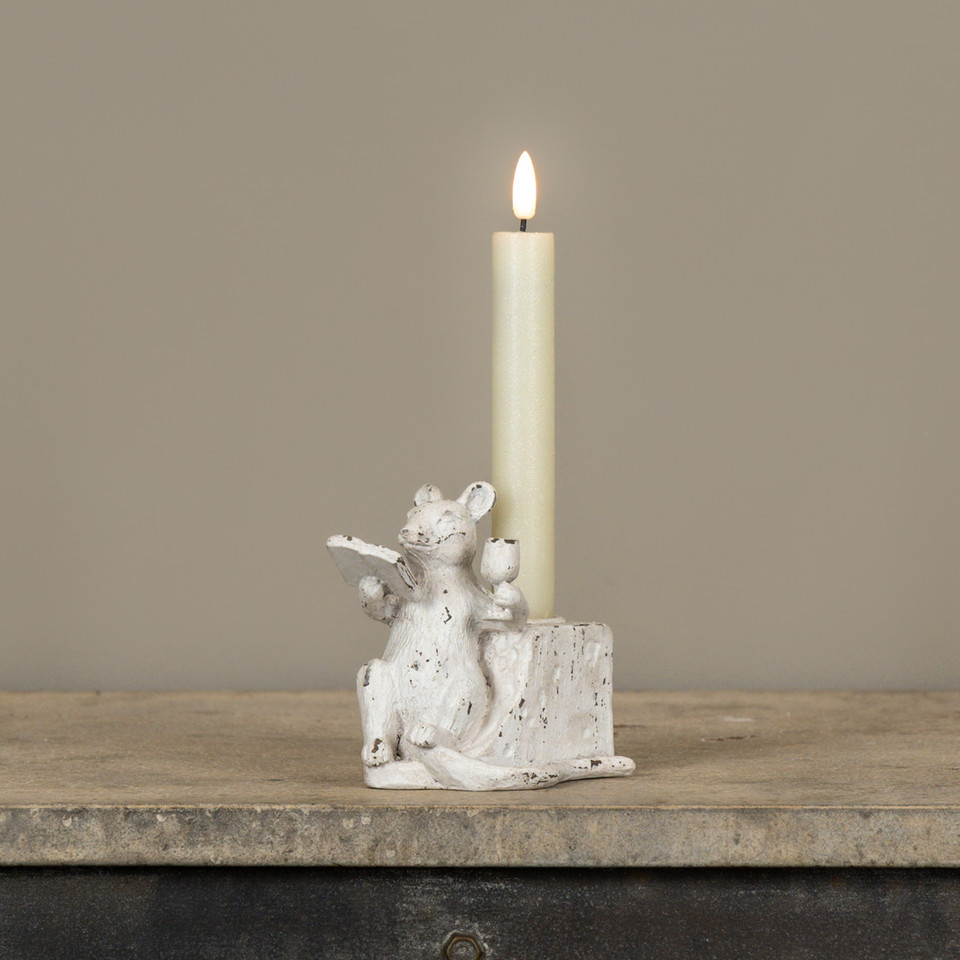4" MOUSE TAPER CANDLE HOLDER