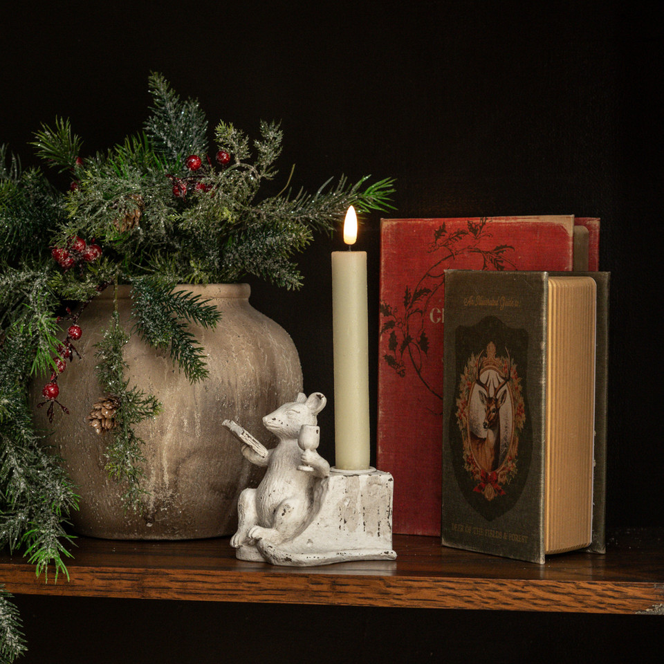 4" MOUSE TAPER CANDLE HOLDER