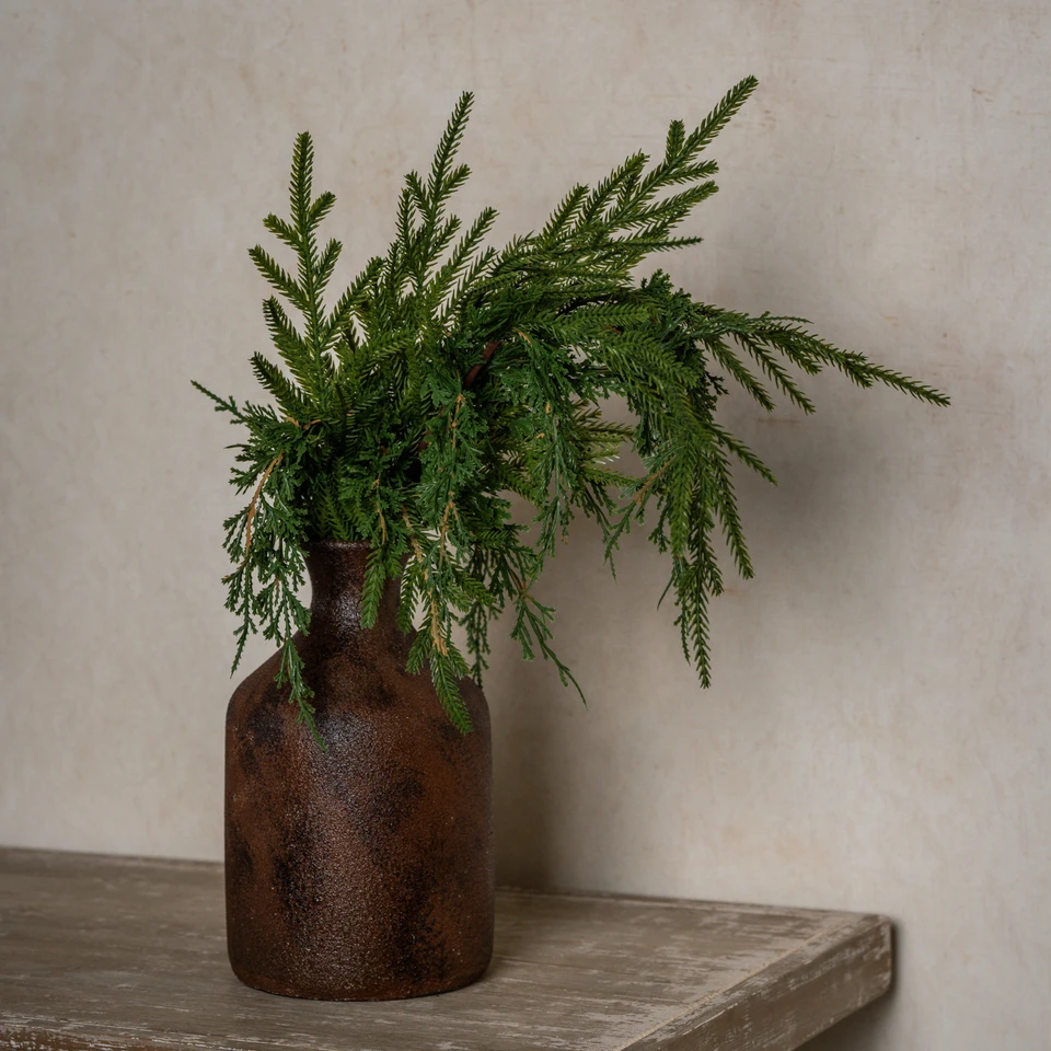 27" SOFT TOUCH CYPRESS & PINE HANGING BUSH