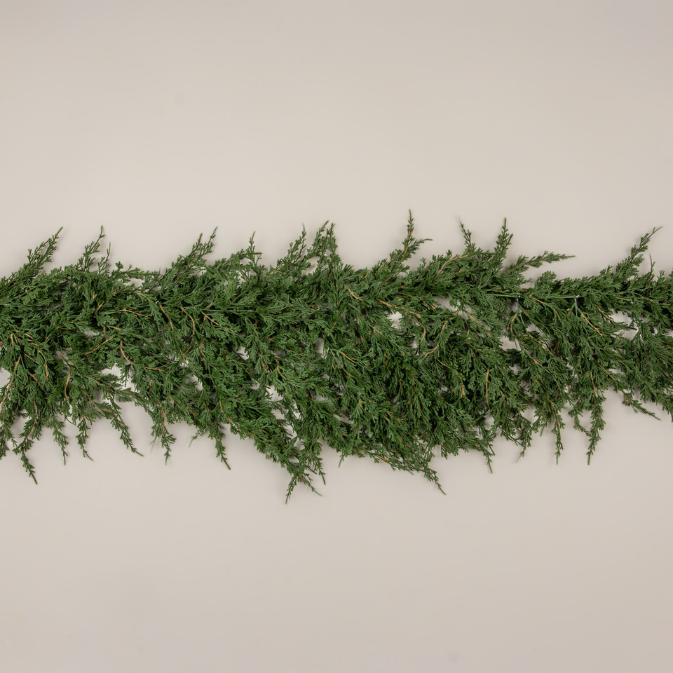 6' DRAPING SOFT TOUCH JUNIPER GARLAND