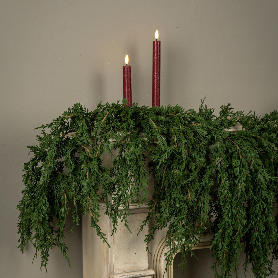 6' DRAPING SOFT TOUCH JUNIPER GARLAND