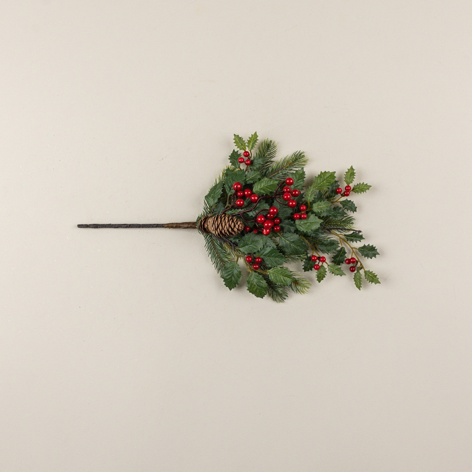 20" HOLLY, PINE & BERRY PICK