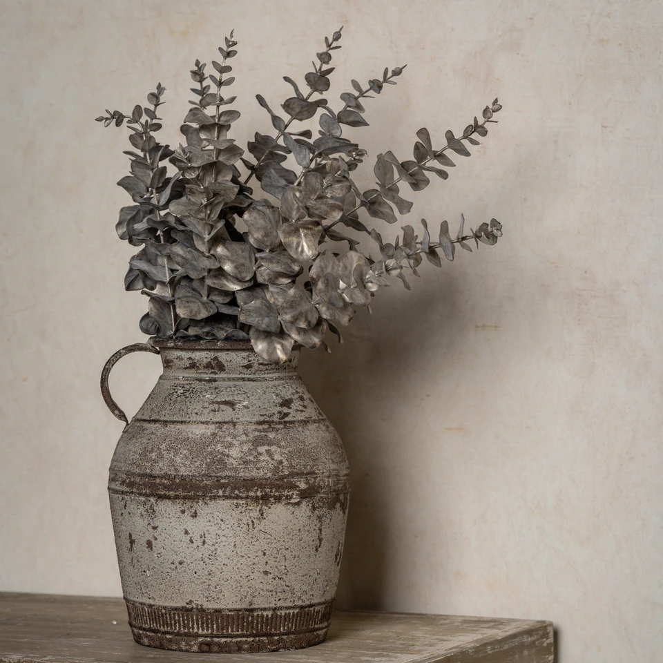 25" METALLIC EUCALYPTUS BUSH