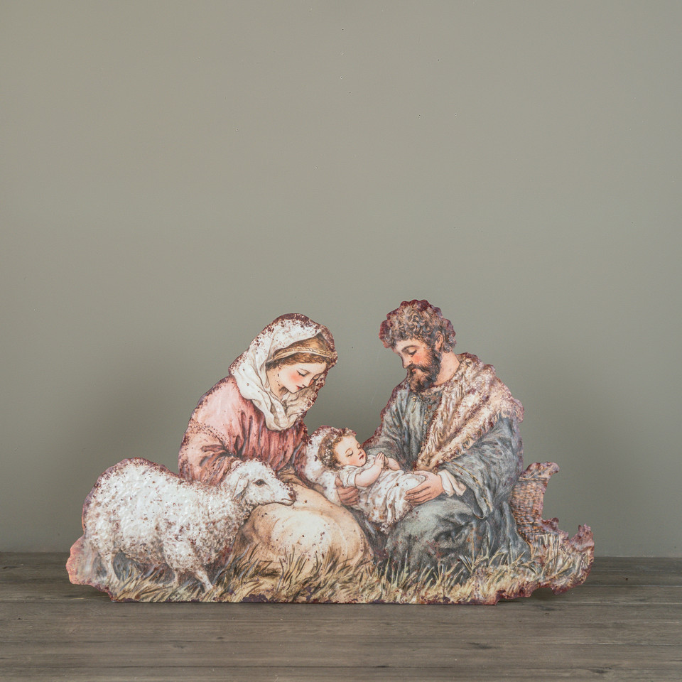 45" NATIVITY METAL  DUMMY BOARD