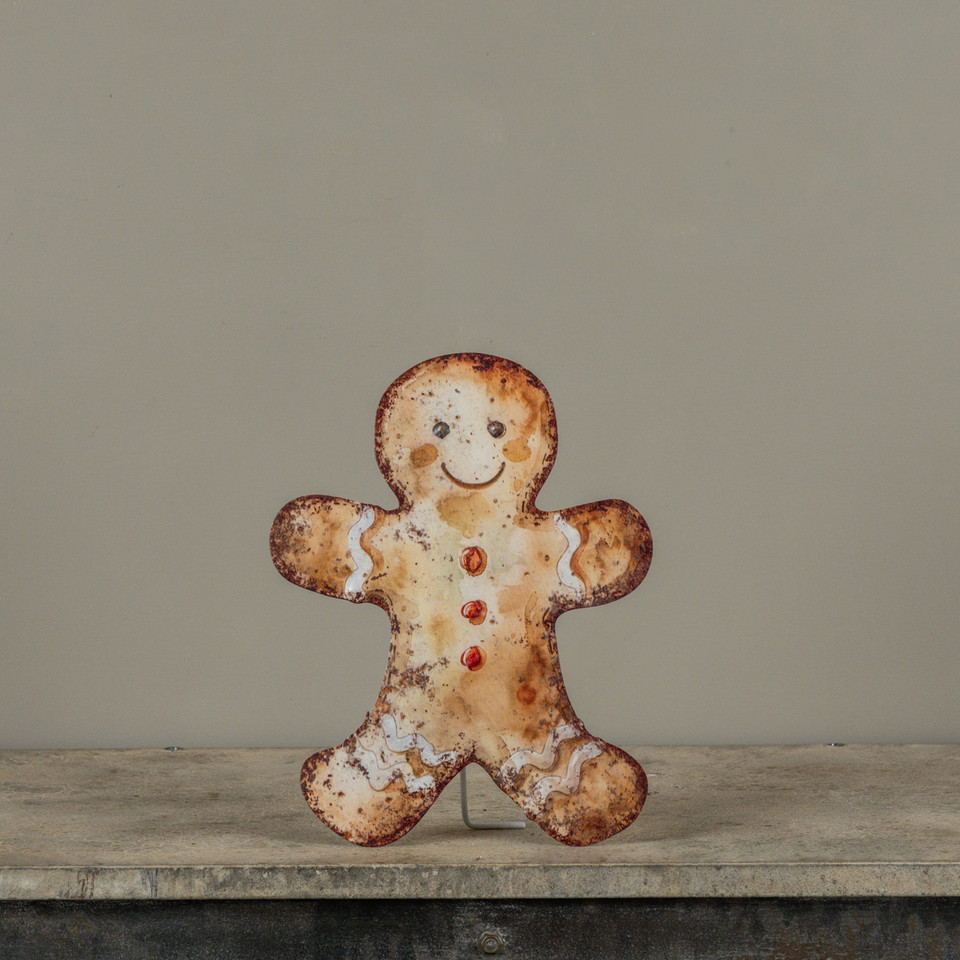 12.25" GINGERBREAD MAN METAL DUMMY BOARD