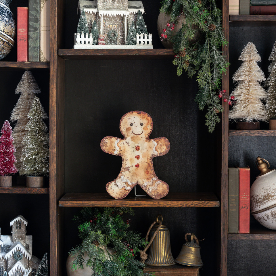 12.25" GINGERBREAD MAN METAL DUMMY BOARD