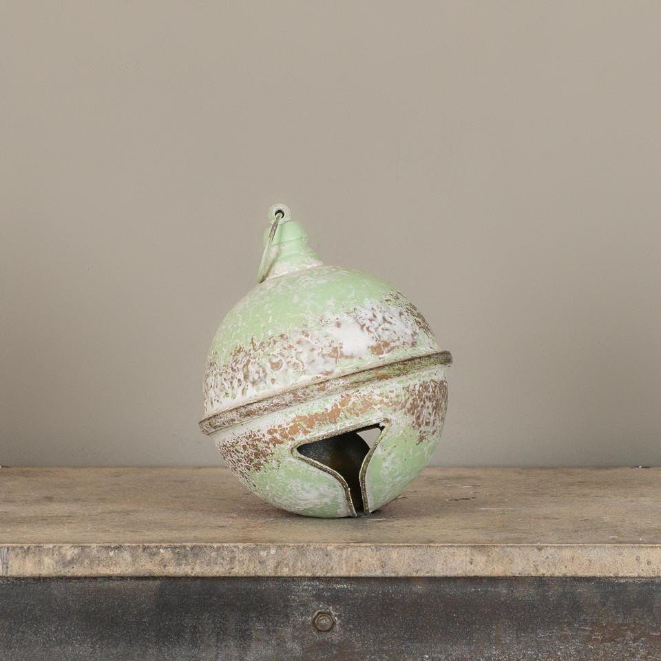 10" TEAL & GOLD SLEIGH BELL