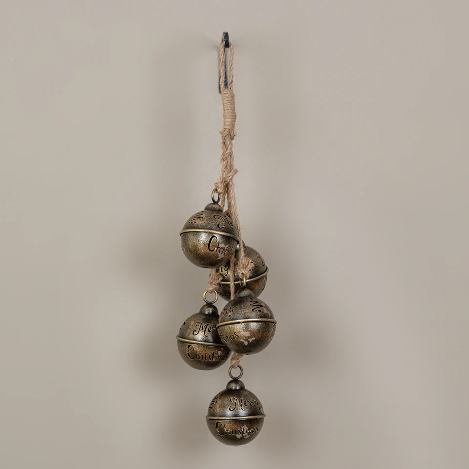24.25" HANGING GOLD BELL CLUSTER
