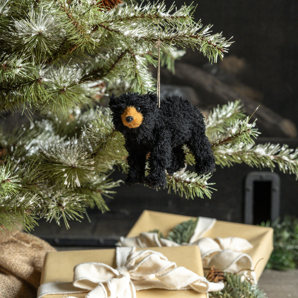 4.25" BLACK BEAR ORNAMENT