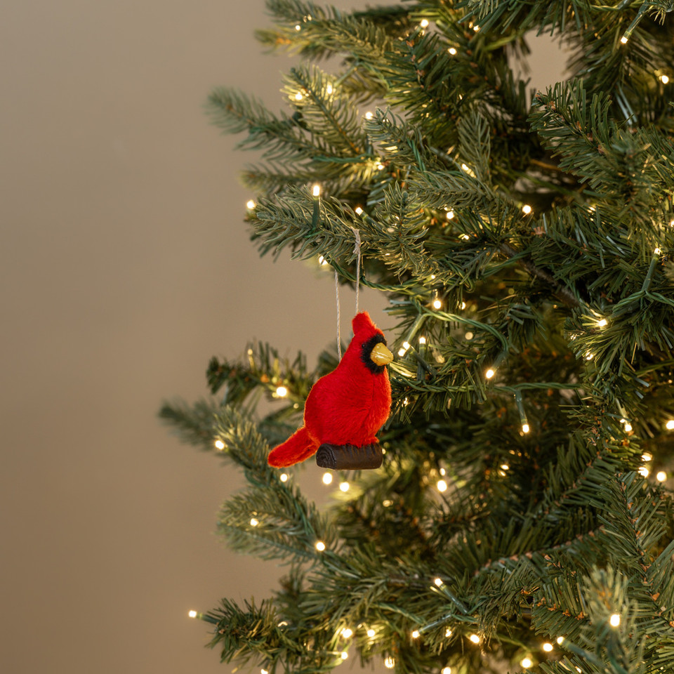 3.5" CARDINAL ORNAMENT