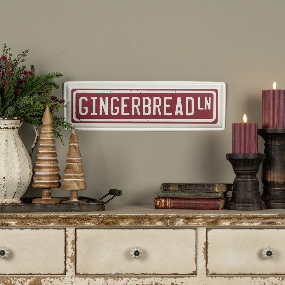 20" GINGERBREAD LANE SIGN