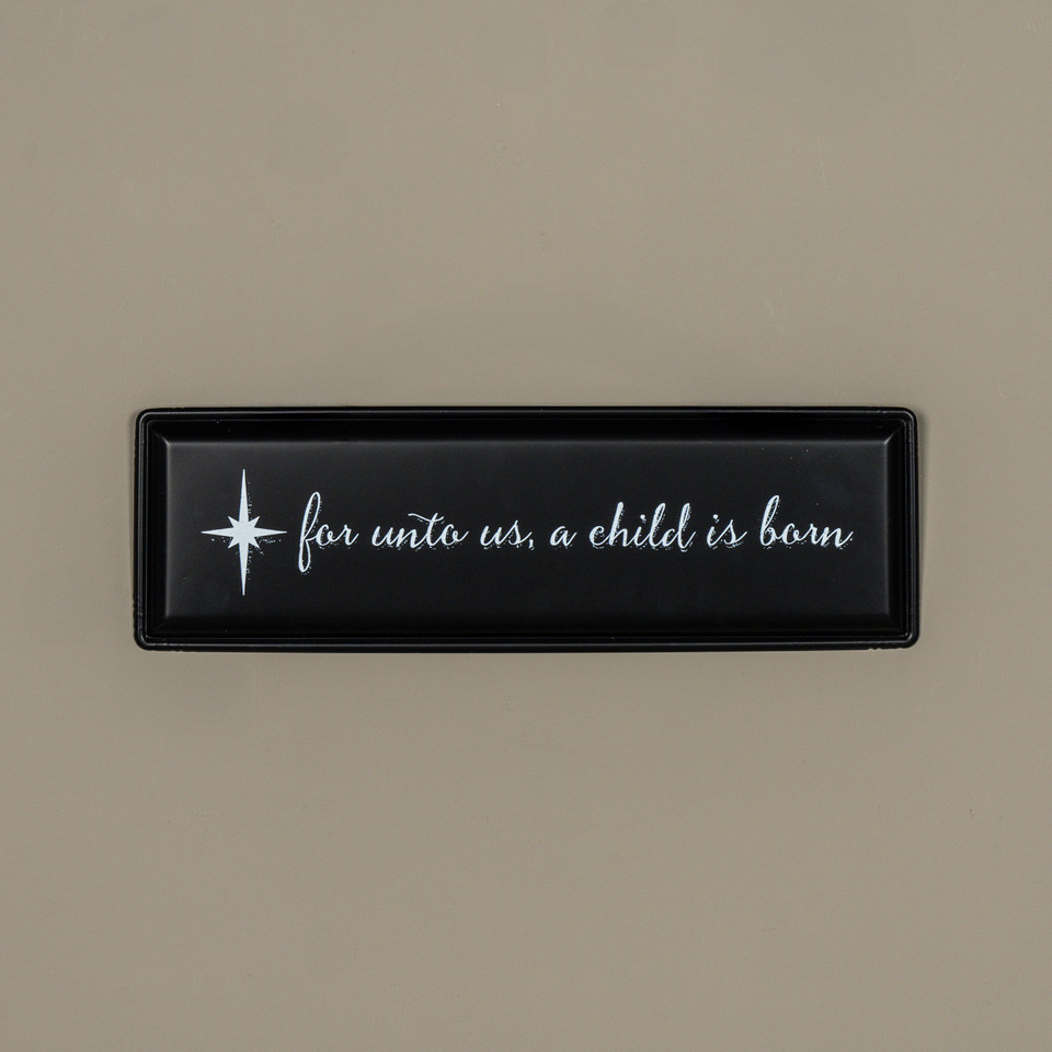 22" A CHILD IS BORN SIGN