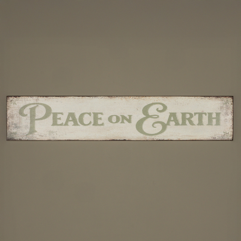 48.5" PEACE ON EARTH SIGN