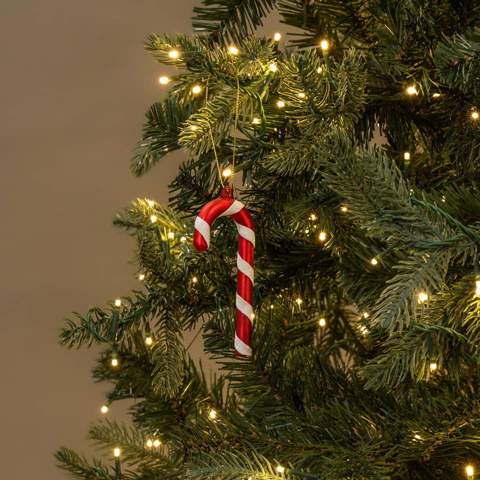 4.25" RED CANDY CANE ORNAMENT