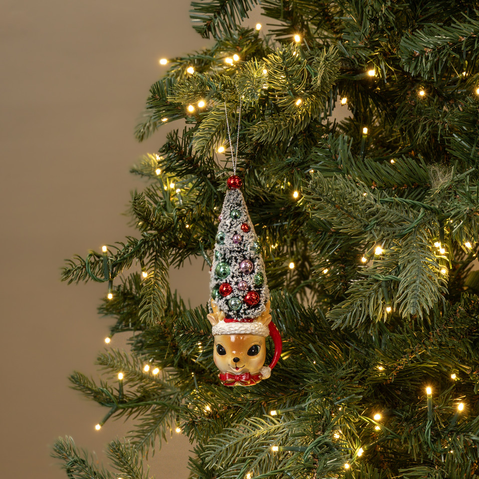 DEER MUG W/ TREE ORNAMENT