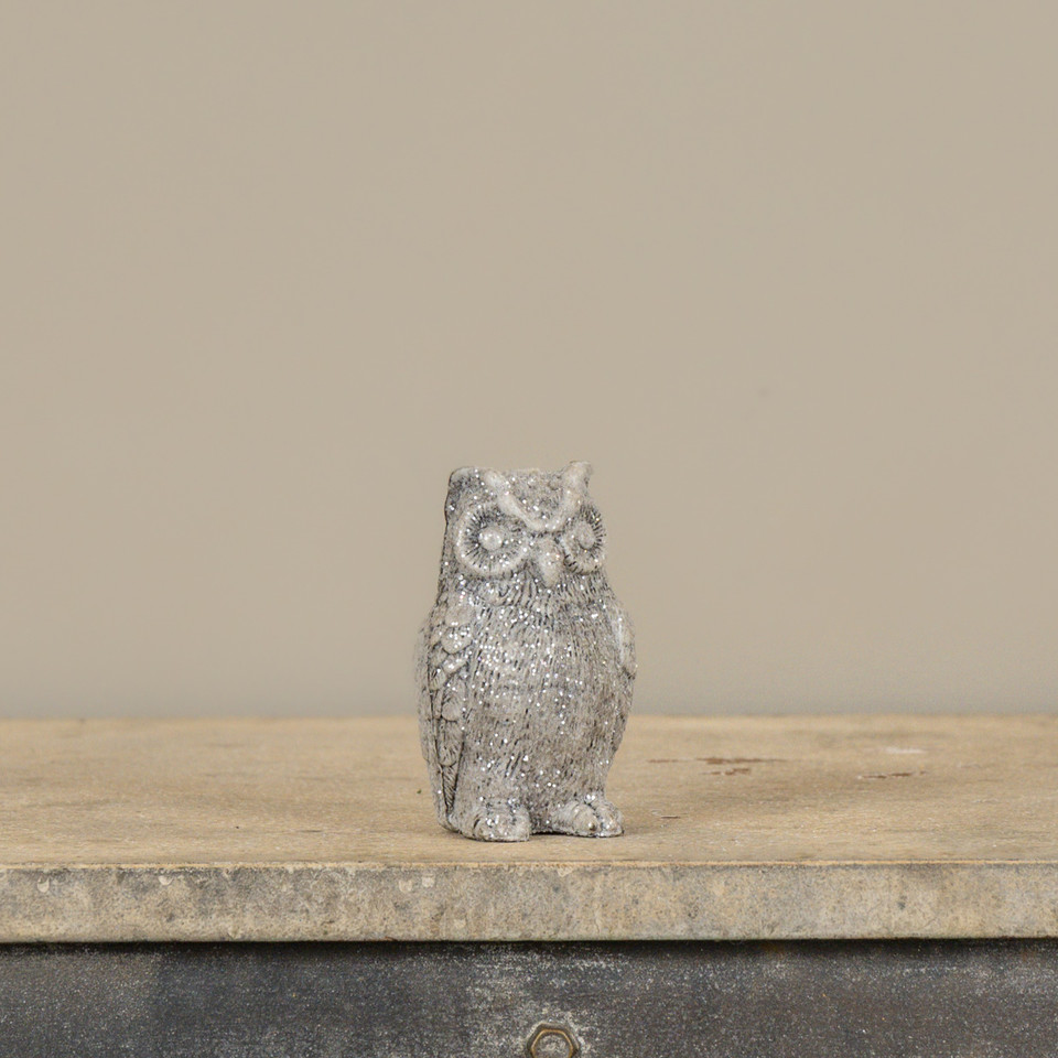 GLITTERY SMALL OWL