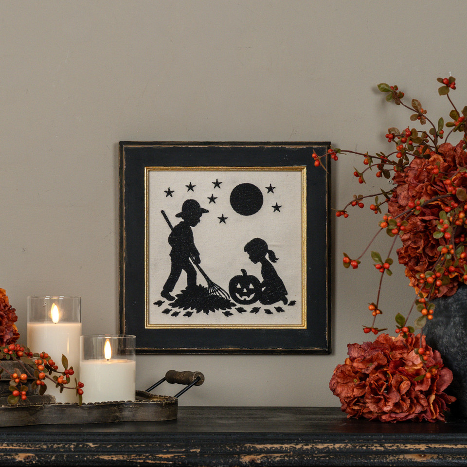 12" AUTUMN NIGHTS EMBROIDERED SIGN