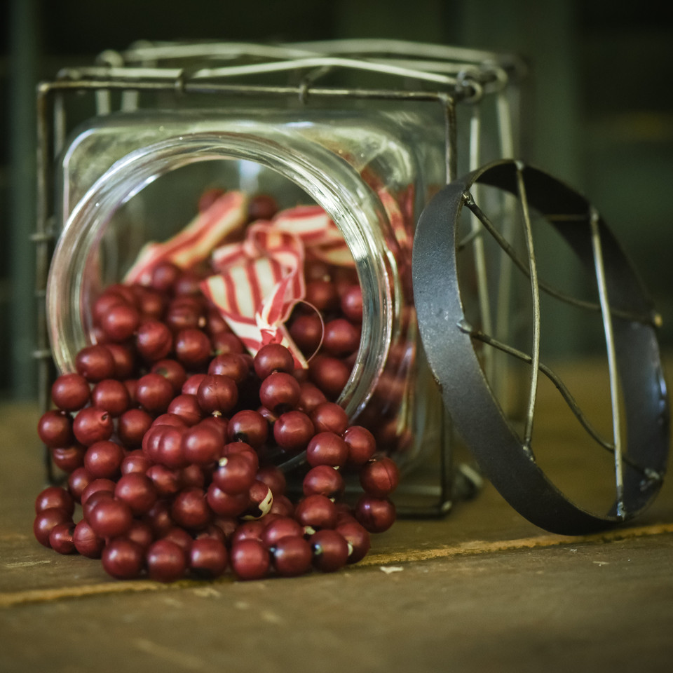 9' CRANBERRY GARLAND