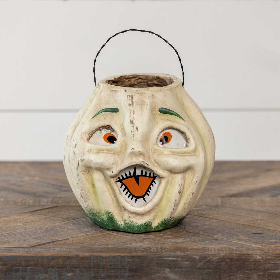 7" WHITE JACK O LANTERN CHOIR BOY