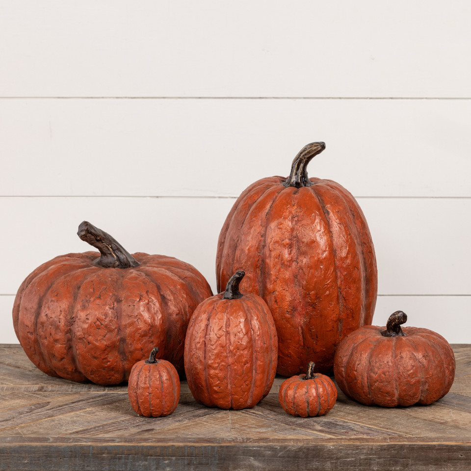 2.75" ORANGE SHORT PUMPKIN