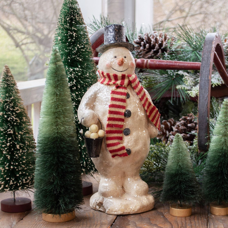 SNOWMAN WITH BUCKET